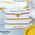 Set de pulsera en tendencia (2.8*) 15&