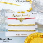 Set de pulsera en tendencia (2.8*) 15&