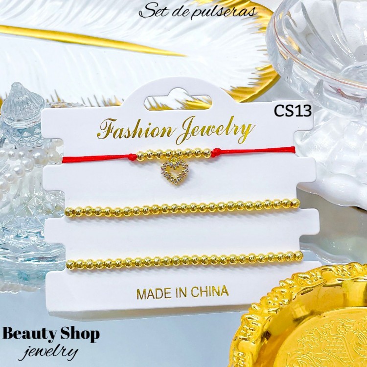 Set de pulsera en tendencia (2.8*) 15&