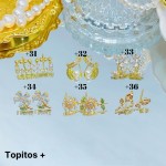 #+ zarcillo oro chino lujos 7& (1.4*)