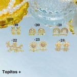 #+ zarcillo oro chino lujos 7& (1.4*)