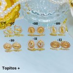 #+ zarcillo oro chino lujos 7& (1.4*)
