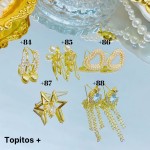 #+ zarcillo oro chino lujos 7& (1.4*)
