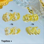 #+ zarcillo oro chino lujos 7& (1.4*)