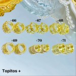 #+ zarcillo oro chino lujos 7& (1.4*)