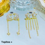 #+ zarcillo oro chino lujos 7& (1.4*)