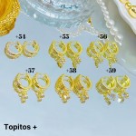#+ zarcillo oro chino lujos 7& (1.4*)