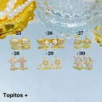 #+ zarcillo oro chino lujos 7& (1.4*)