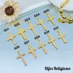 #4 #S cadena con dijes religiosos  solo dije 1$  (con cadena 5.5&) (1.36*)