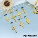 #4 #S cadena con dijes religiosos  solo dije 1$  (con cadena 5.5&) (1.36*)