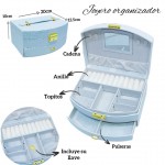 Joyero organizador con llave 120&(17.5*)