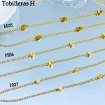 #H tobillera oro chino con perlas 6& (0.95*) #H tobillera oro chino con perlas 6& (0.95*)