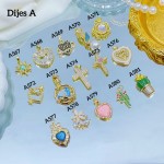 #0001#A Cadena con dije lujo (solo dije 1.65$）(9.5&) (1.78*)