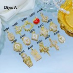 #0001#A Cadena con dije lujo (solo dije 1.65$）(9.5&) (1.78*)