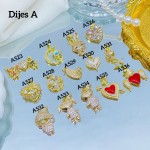 #0001#A Cadena con dije lujo (solo dije 1.65$）(9.5&) (1.78*)