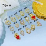 #0001#A Cadena con dije lujo (solo dije 1.65$）(9.5&) (1.78*)