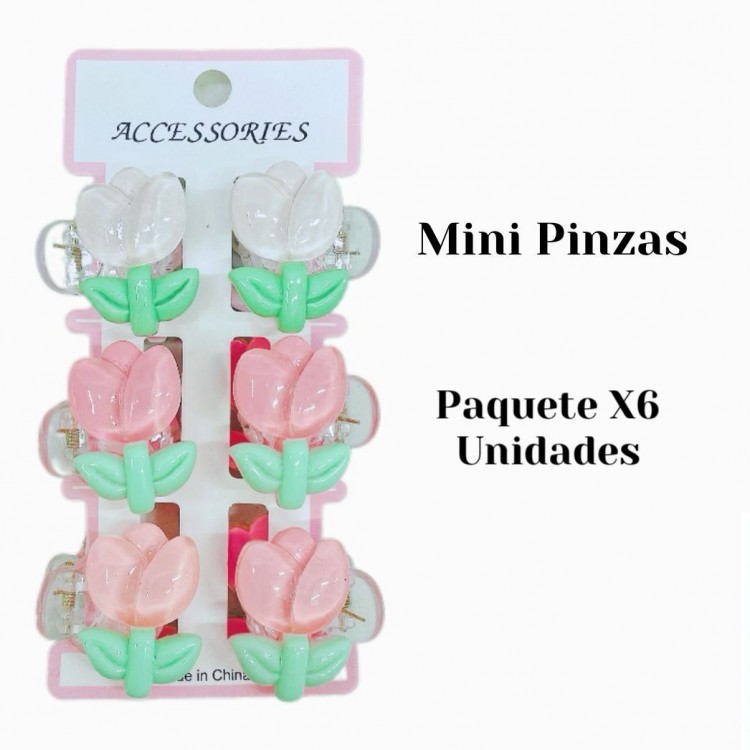 Paquetex6 de ganchitos en tendencia 8& (1.36*)