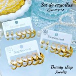 Set argolla acero new 9& Set argolla acero new 9&