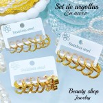 Set argolla acero new 9& Set argolla acero new 9&