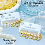 Set argolla acero new 9& Set argolla acero new 9&