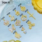 #0001#A Cadena con dije lujo (solo dije 1.65$）(9.5&) (1.78*)