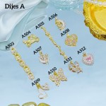 #0001#A Cadena con dije lujo (solo dije 1.65$）(9.5&) (1.78*)