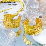 pulsera rigida elegante oro chino 10& (1.75*)