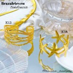 pulsera rigida elegante oro chino 10& (1.75*)