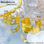 pulsera rigida elegante oro chino 10& (1.75*)