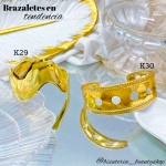pulsera rigida elegante oro chino 10& (1.75*)