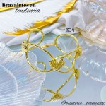 pulsera rigida elegante oro chino 10& (1.75*)