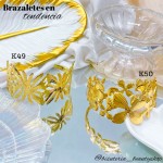 pulsera rigida elegante oro chino 10& (1.75*)