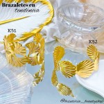 pulsera rigida elegante oro chino 10& (1.75*)