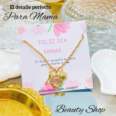 #00 cadena para dia de las madres triple dije (2.8*)