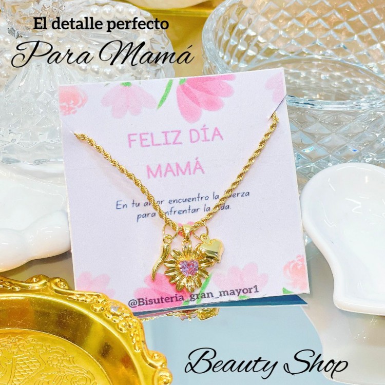 #00 cadena para dia de las madres triple dije (2.8*) #00 cadena para dia de las madres triple dije (2.8*)