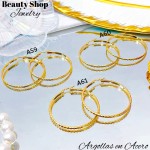 Argolla mediano acero  (m) （&2.8）