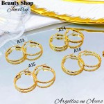 Argolla mediano acero  (m) （&2.8）