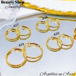 Argolla mediano acero  (m) （&2.8）