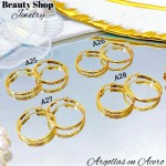 Argolla mediano acero  (m) （&2.8）