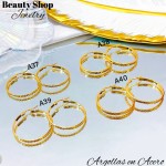 Argolla mediano acero  (m) （&2.8）