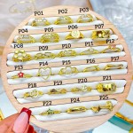 #1 #p Anillos ajustable Baño oro 18 k  (&6)