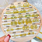 #1 #p Anillos ajustable Baño oro 18 k  (&6)