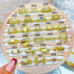 #1 #p Anillos ajustable Baño oro 18 k  (&6)