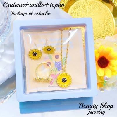 Combo dia flor amarilla incluye con la cajita