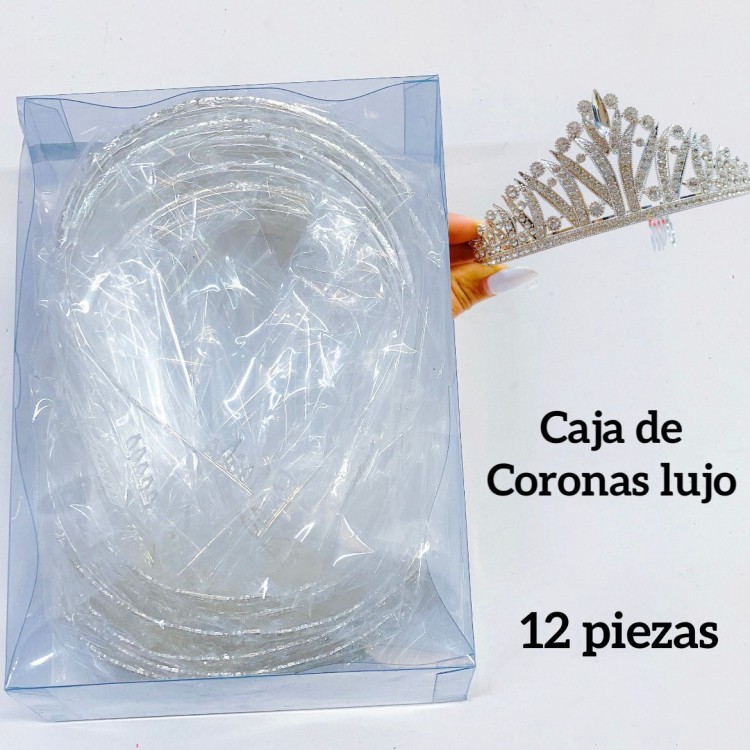 corona con pedreria elegante g  18.5&