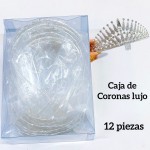 corona con pedreria elegante g  18.5&