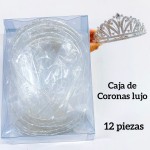 corona con pedreria elegante g  18.5&