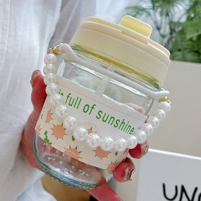 vaso vidrio de margarita