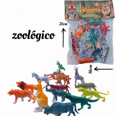 juguete de animales 12 und