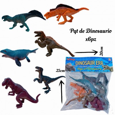 juguete dinosaurio 6 pieza